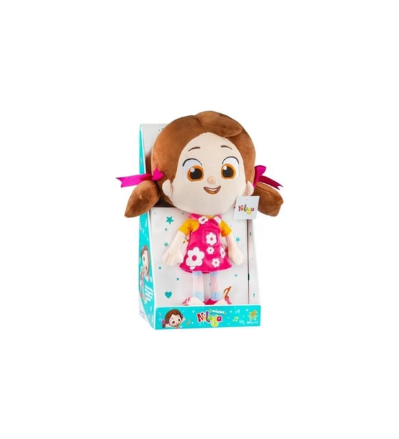 Lisanslı Niloya Kalpli Müzikli Sesli Peluş Bez Bebek 35 Cm.