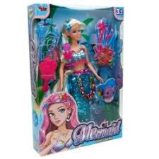 Vardem Oyuncak WG-66777 Kutulu 29CM Aksesuarlı Deniz Kızı